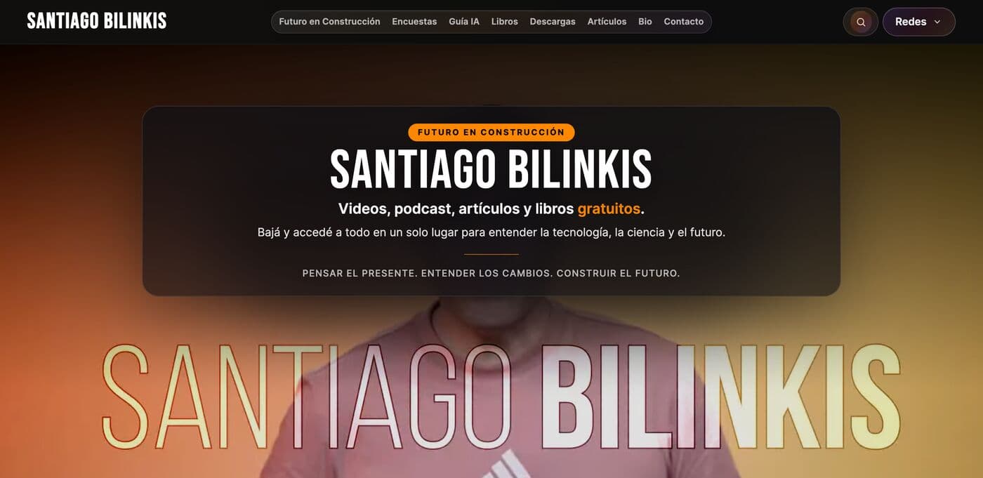bilinkis.com · Sitio nuevo, mismo lugar para publicar · Después