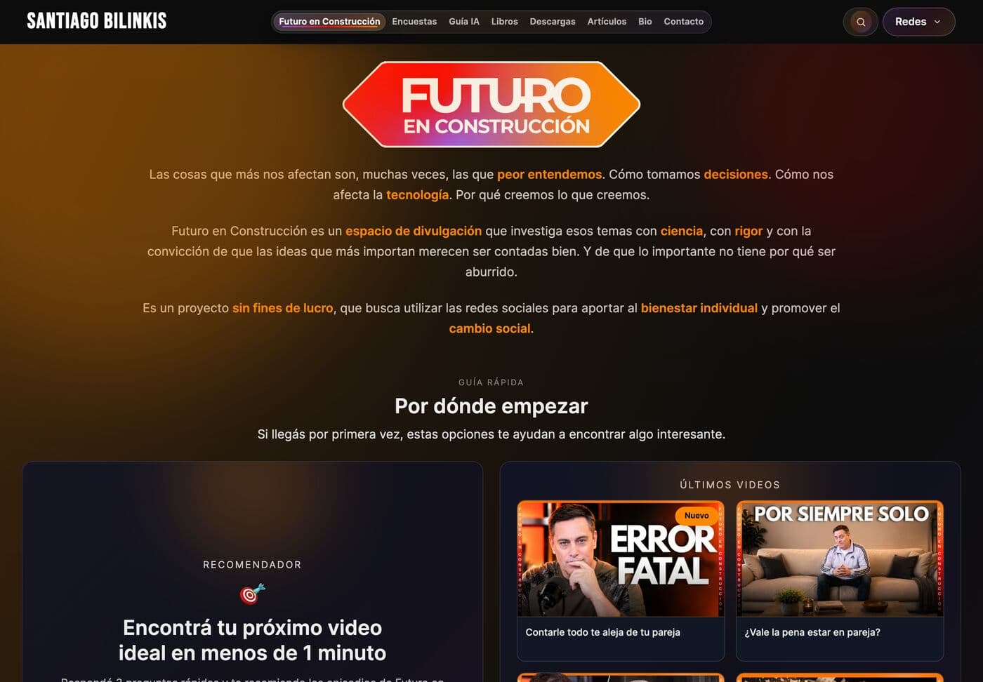 bilinkis.com · Espacio para Futuro en Construcción