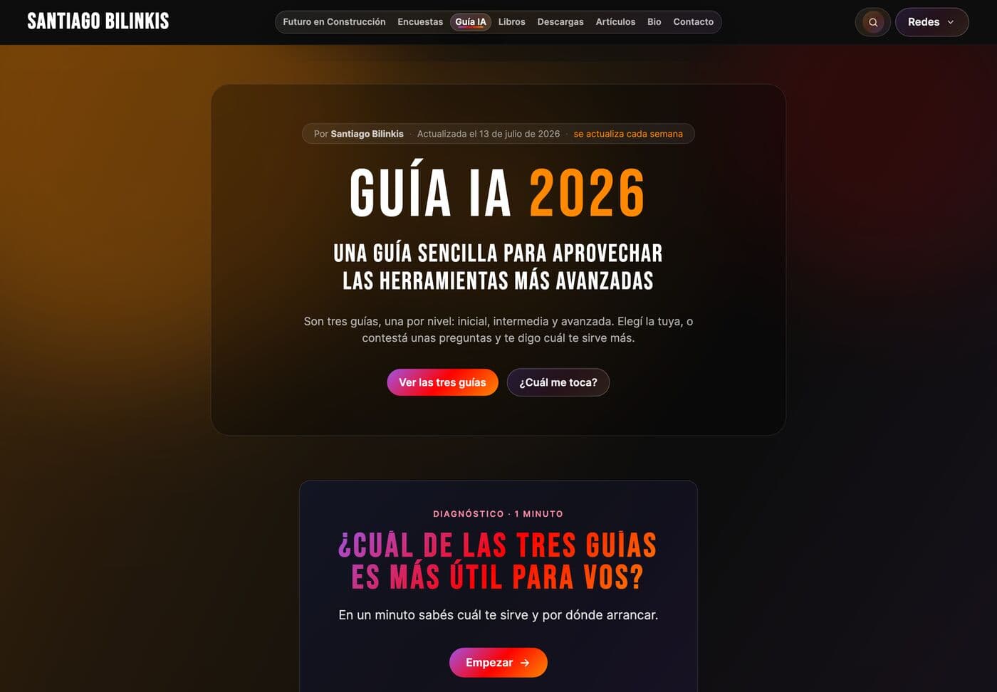 bilinkis.com · Guía de inteligencia artificial en tres niveles