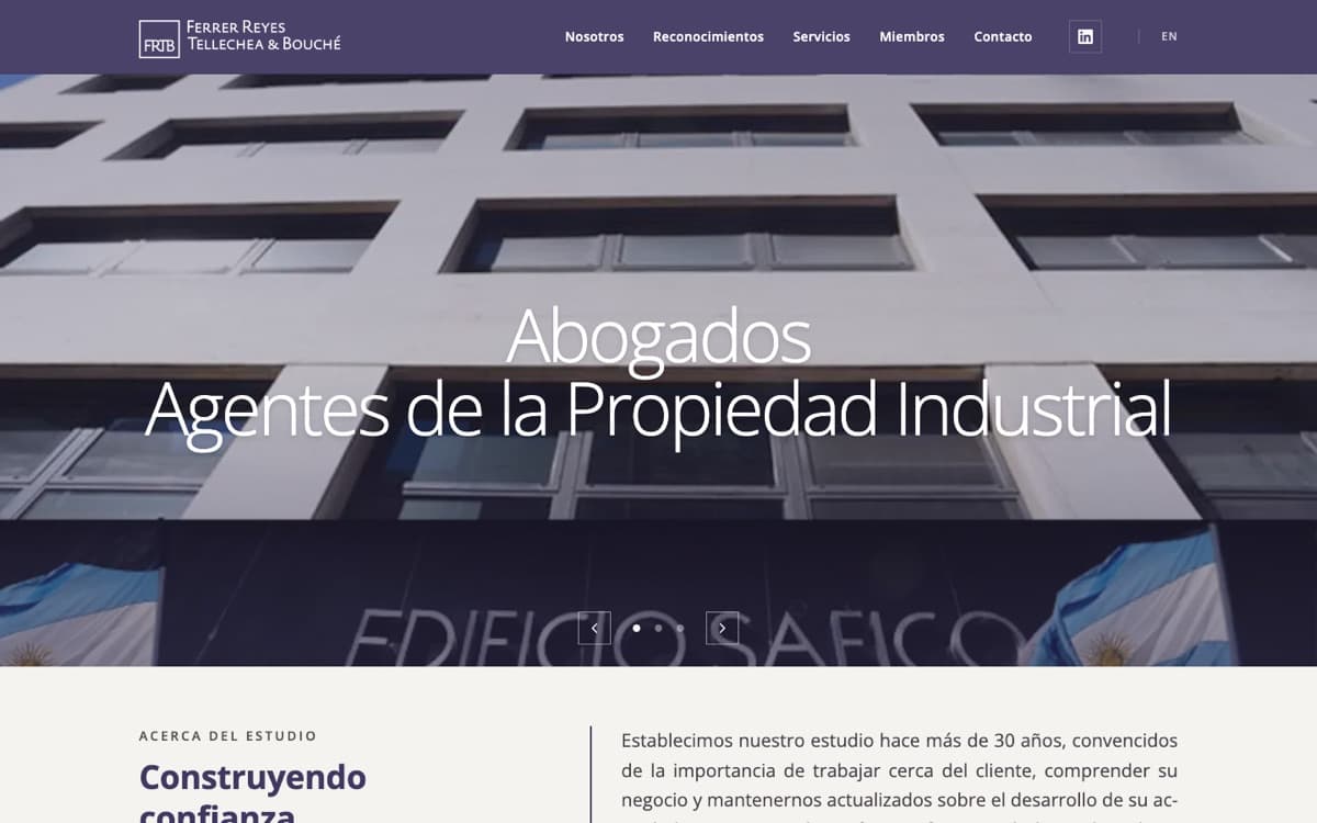 Screenshot de frtb.com.ar